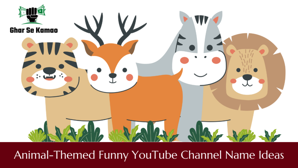 Animal-Themed Funny YouTube Channel Name Ideas