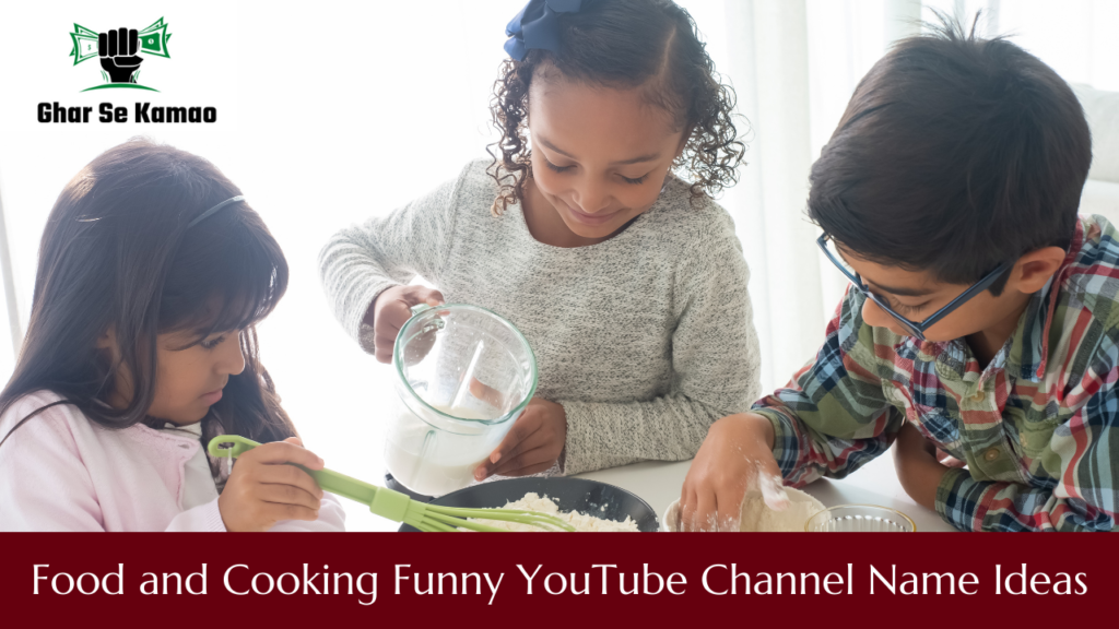 Food and Cooking Funny YouTube Channel Name Ideas