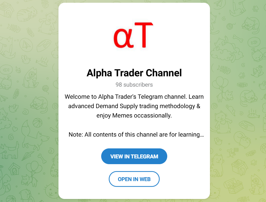 Alpha Trading Hub Telegram Channel for Stock Market