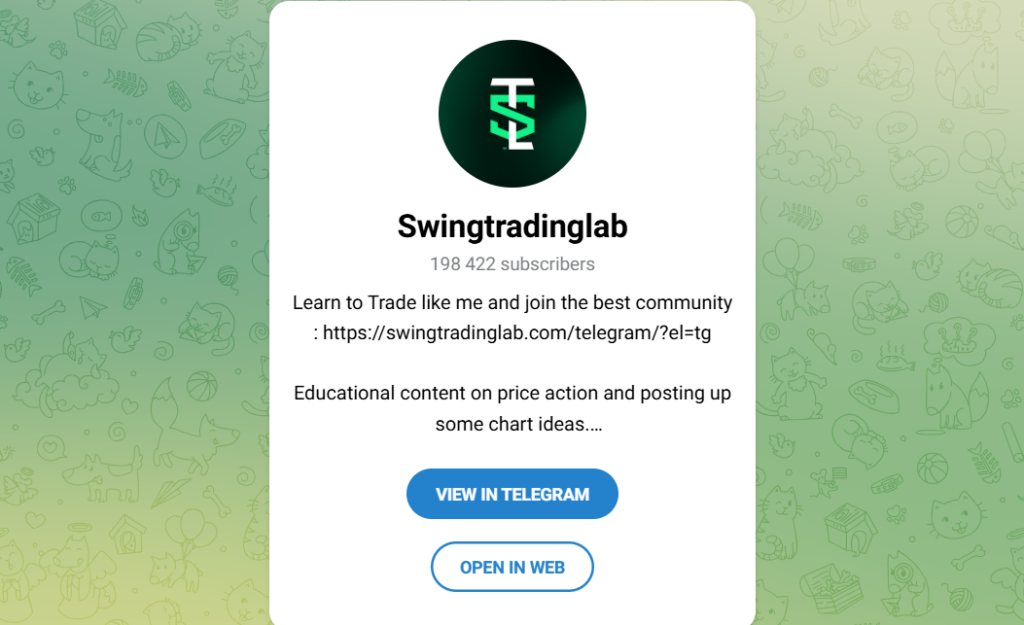 Swing Trading Strategies Telegram Channel for Stock Market